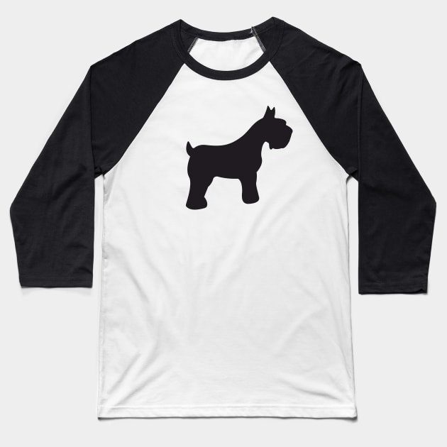 Schnauzer Baseball T-Shirt by XOOXOO